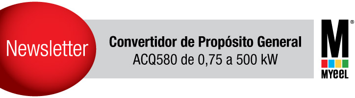 Convertidor de Propósito General ACQ580 de 0,75 a 500 kW