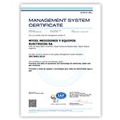 Management System Certificate - ISO 9001:2015